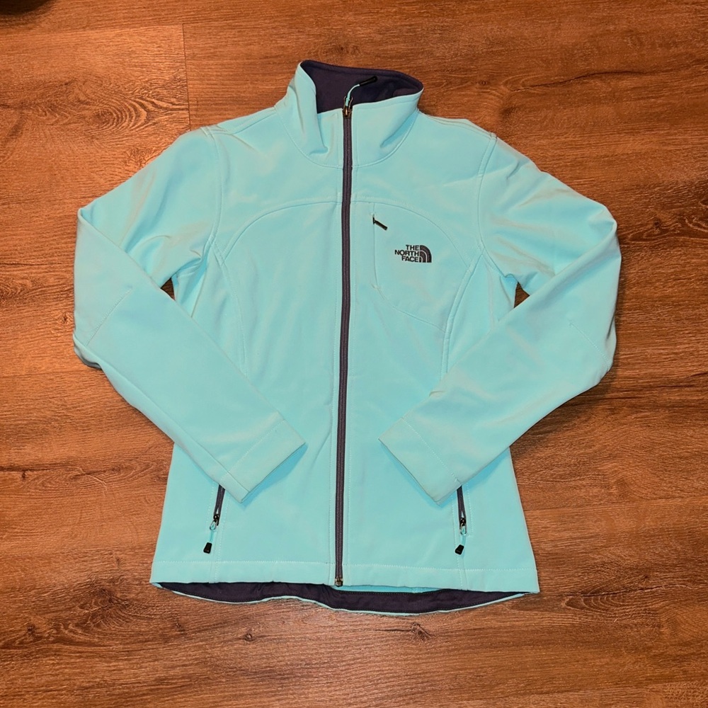 Women’s Teal North Face Zip-Up, Size S